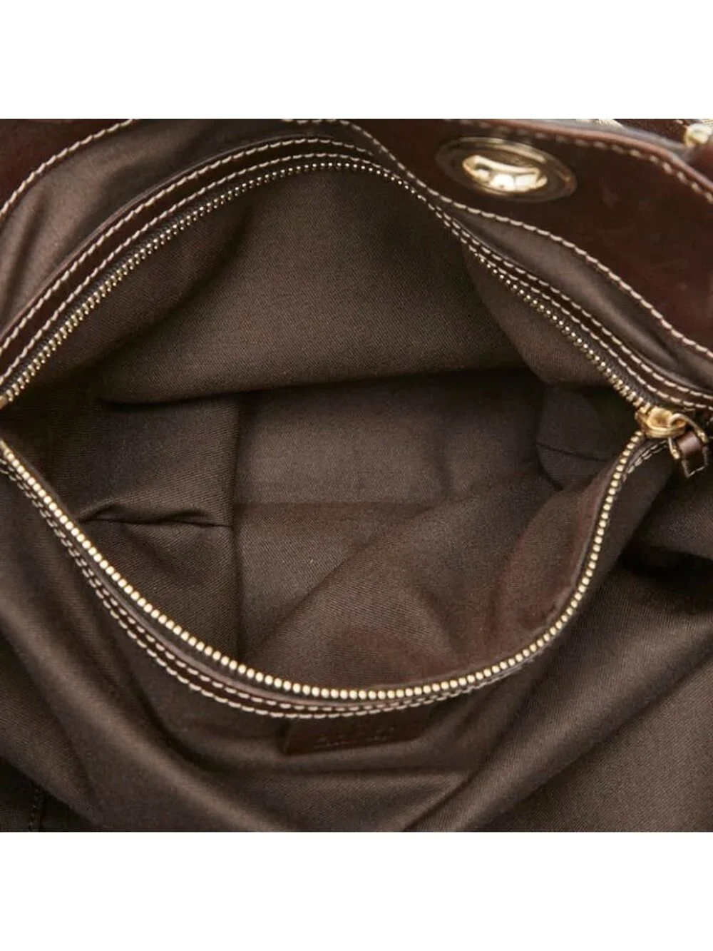 Gucci GG Canvas Tote Bag Beige Brown